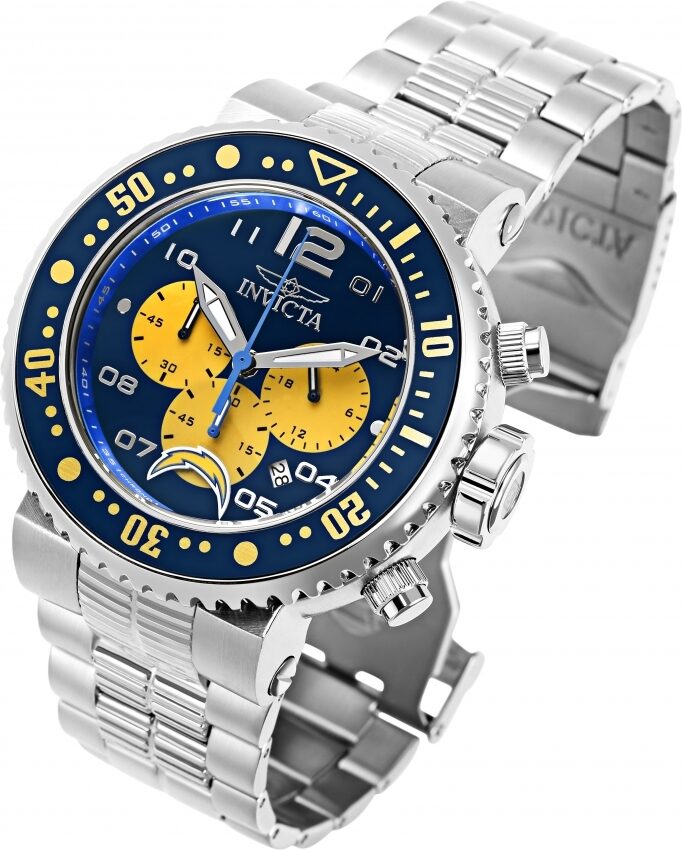 Invicta NFL Los Angeles Chargers Chronograph Quartz Men's Watch #30271 - Watches of America #2