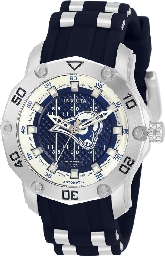 Invicta NFL  Los Angeles Rams Automatic Blue Dial Ladies Watch #32872 - Watches of America