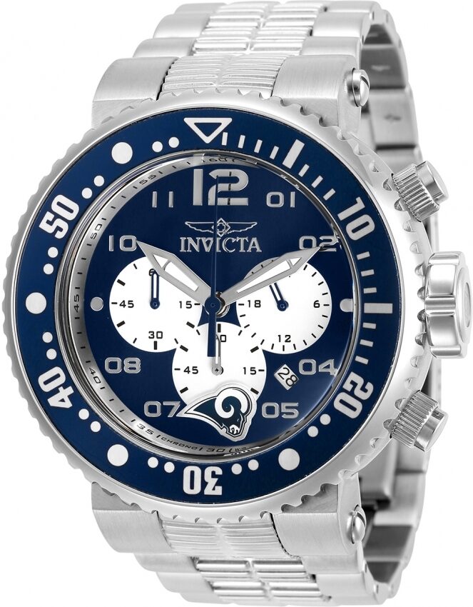 Invicta NFL Los Angeles Rams Chronograph Quartz Men's Watch #30272 - Watches of America