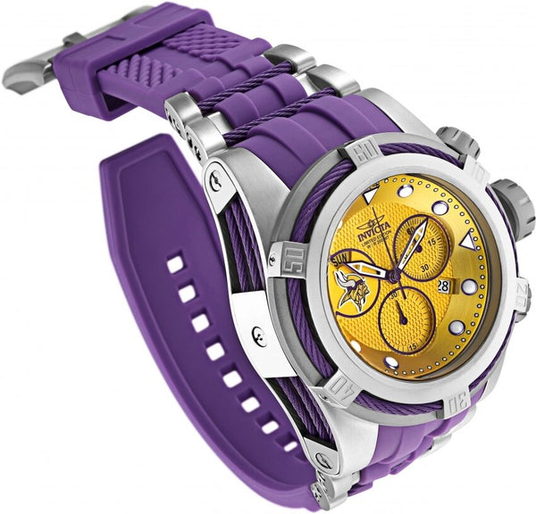 Invicta NFL Minnesota Vikings Chronograph Quartz Men's Watch #30242 - Watches of America #2