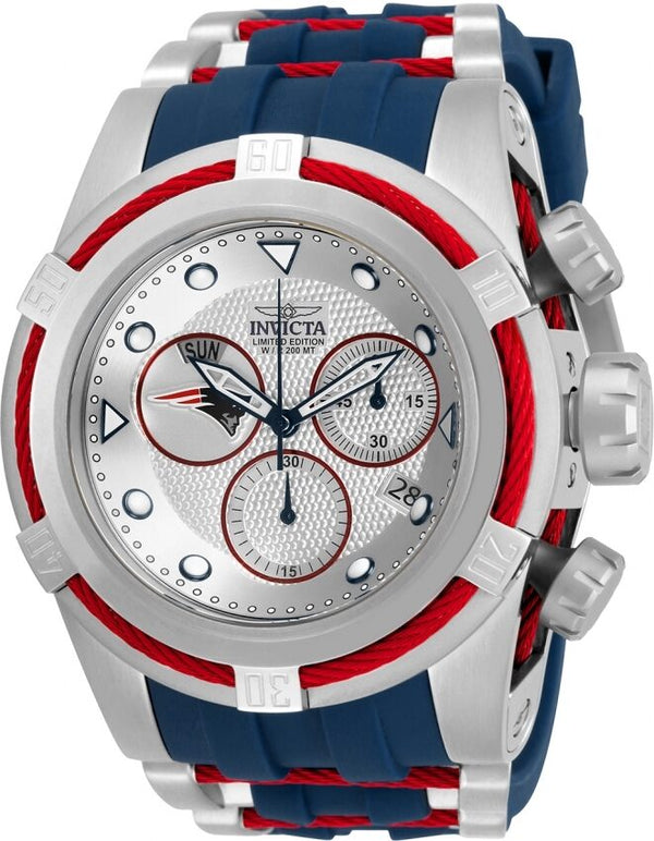 Invicta NFL New England Patriots Chronograph Quartz Men's Watch #30243 - Watches of America