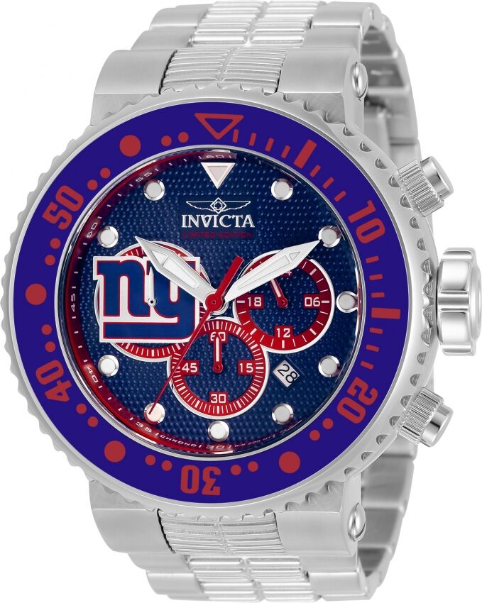 Invicta NFL New York Giants Chronograph Quartz Men's Watch #33138 - Watches of America