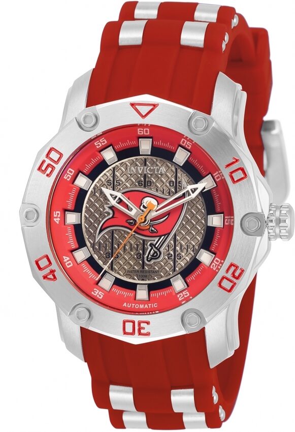 Invicta NFL Tampa Bay Buccaneers Automatic Grey Dial Ladies Watch #32899 - Watches of America