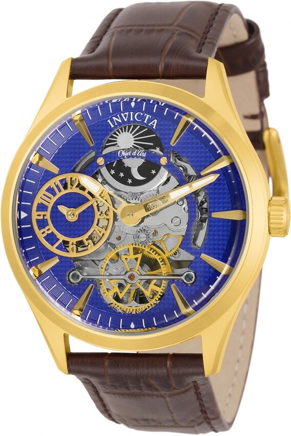 Invicta Objet D Art Automatic Blue Dial Men's Watch #30442 - Watches of America