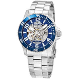 Invicta Objet D Art Automatic Blue Skeleton Dial Men's Watch #22603 - Watches of America