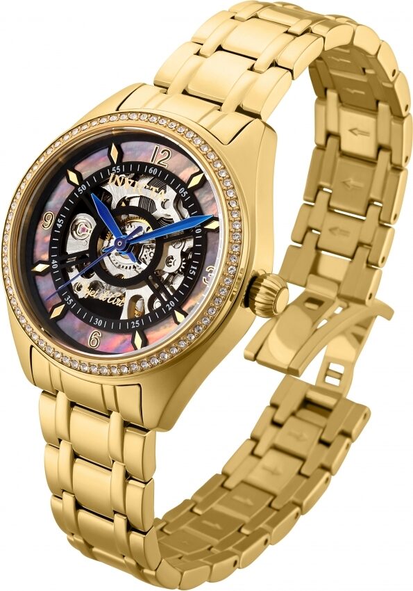 Invicta Objet D Art Automatic Crystal Black Dial Ladies Watch #26356 - Watches of America #2