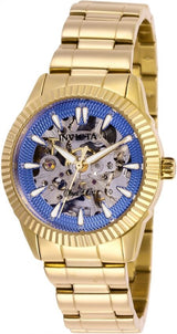 Invicta Objet D Art Automatic Blue Skeleton Dial Ladies Watch #26362 - Watches of America