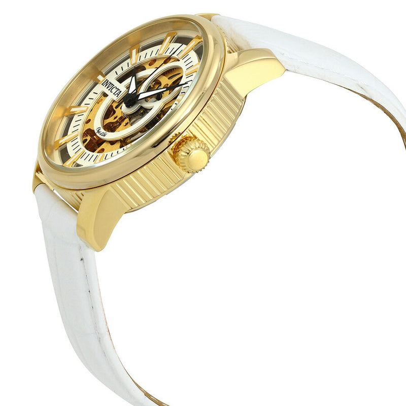 Invicta Objet D Art Automatic Silver Skeleton Dial Men's Watch #22643 - Watches of America #2
