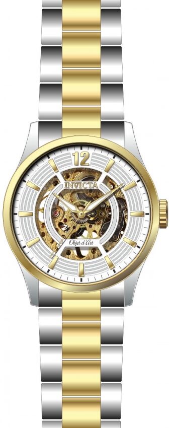 Invicta Objet D Art Automatic White Dial Men's Watch #27572 - Watches of America