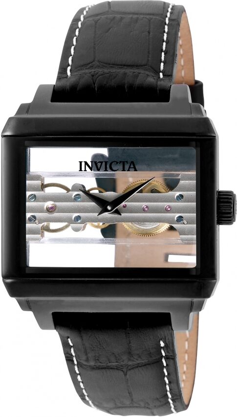 Invicta Objet D Art Hand Wind Black Dial Men's Watch #32173 - Watches of America