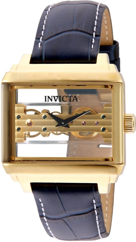 Invicta Objet D Art Hand Wind Gold Dial Men's Watch #32171 - Watches of America