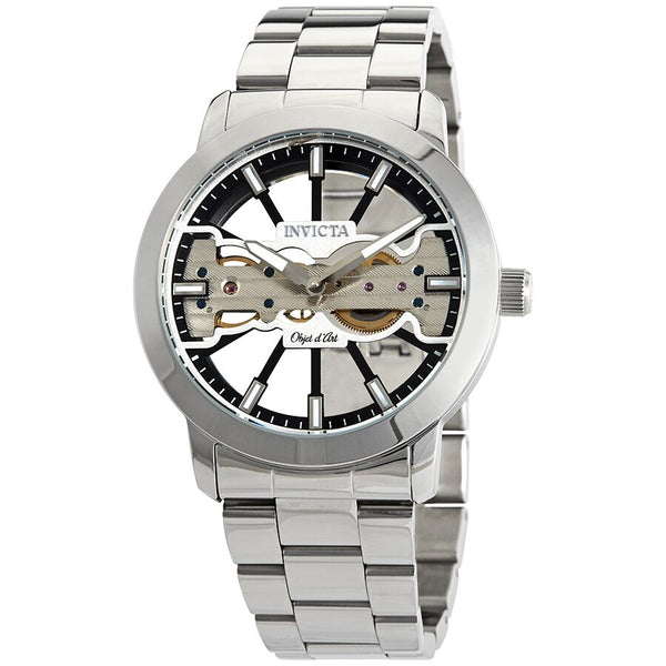 Invicta Objet D Art Silver Dial Men's Watch #25269 - Watches of America