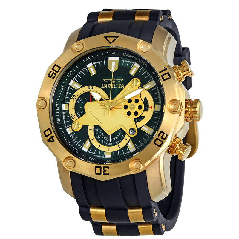 Invicta Pro Dive Chronograph Green Dial Men's Watch #23425 - Watches of America