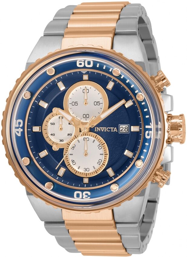 Invicta Pro Diver Alarm Chronograph Quartz Blue Dial Men's Watch #31523 - Watches of America