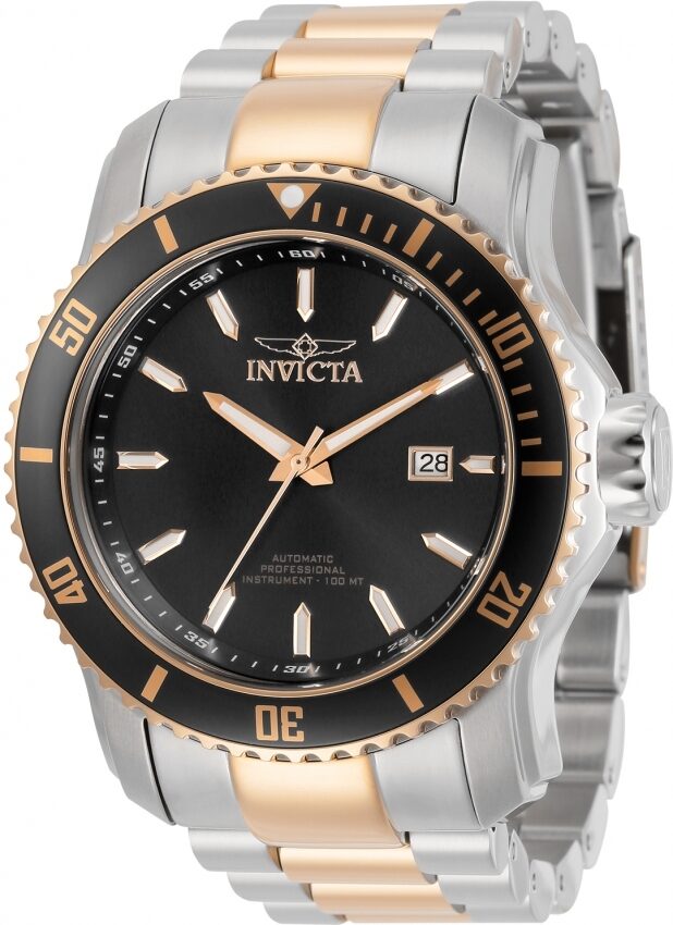 Invicta Pro Diver Automatic Black Dial Two-tone Men's Watch #30559 - Watches of America