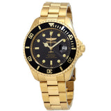 Invicta Pro Diver Automatic Black Dial Yellow Gold-tone Men's Watch #28948 - Watches of America