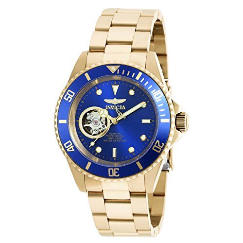 Invicta Pro Diver Automatic Blue Dial Gold-tone Men's Watch #20437 - Watches of America