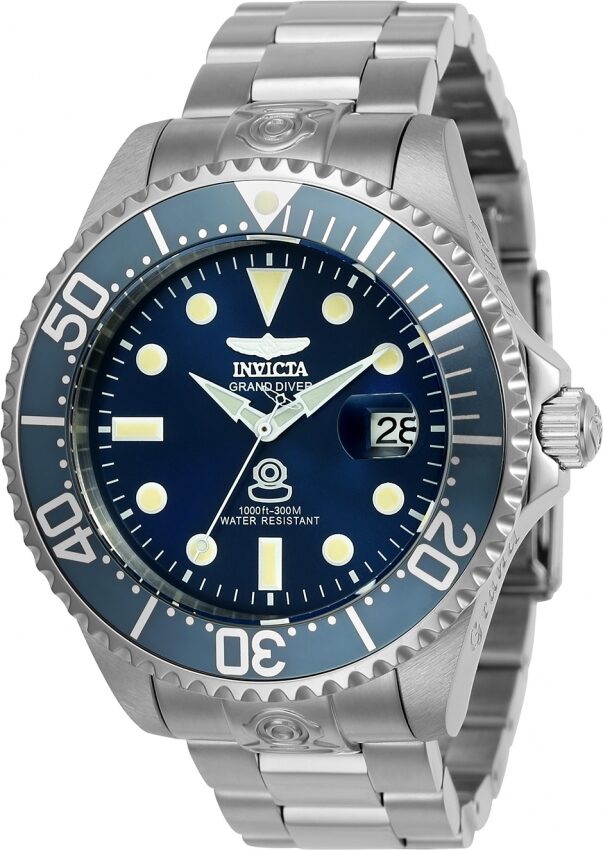 Invicta Pro Diver Automatic Blue Dial Men's Watch #24765 - Watches of America