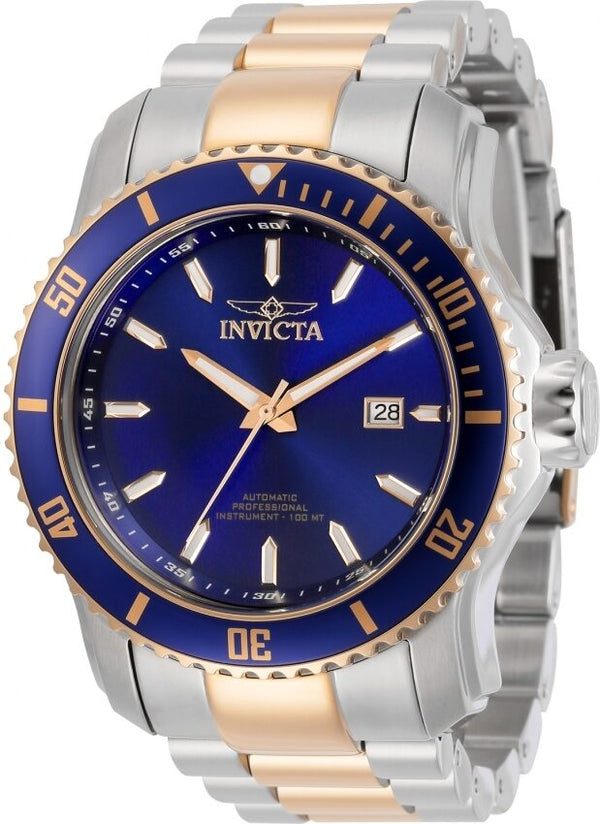 Invicta Pro Diver Automatic Blue Dial Two-tone Men's Watch #30560 - Watches of America