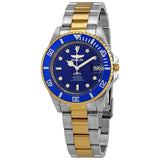 Invicta Pro Diver Automatic Blue Dial Two-tone Men's Watch #28662 - Watches of America