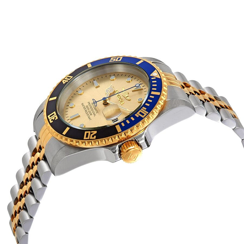 Invicta Pro Diver Automatic Gold Dial Batman Bezel Men's Watch #29181 - Watches of America #2