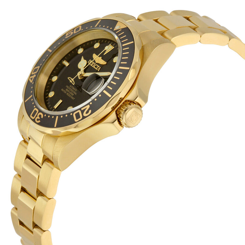 Invicta Pro Diver Automatic Black Dial Gold-plated Men's Watch #8929 - Watches of America #2