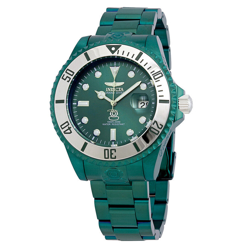 Invicta Pro Diver Automatic Green Dial Men's Watch #27534 - Watches of America