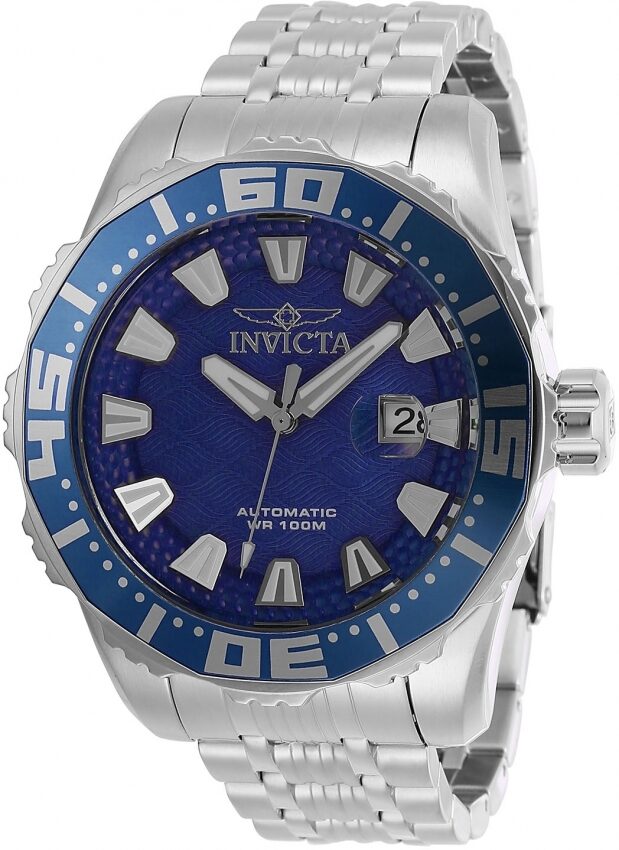 Invicta Pro Diver Automatic Metallic Blue Dial Men's Watch #30291 - Watches of America