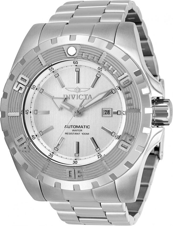 Invicta Pro Diver Automatic Silver Dial Men's Watch #30499 - Watches of America