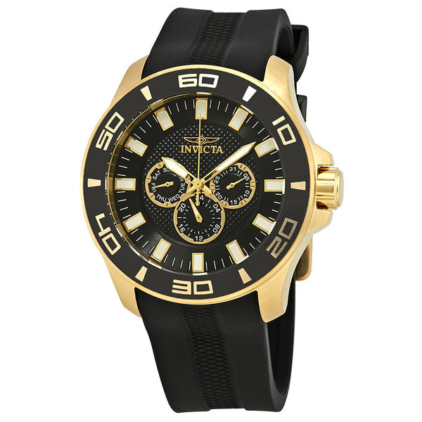 Invicta Pro Diver Black Dial Black Silicone Men's Watch #28001 - Watches of America