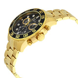 Invicta Pro Diver Black Dial Yellow Gold-plated Men's Watch #21555 - Watches of America #2