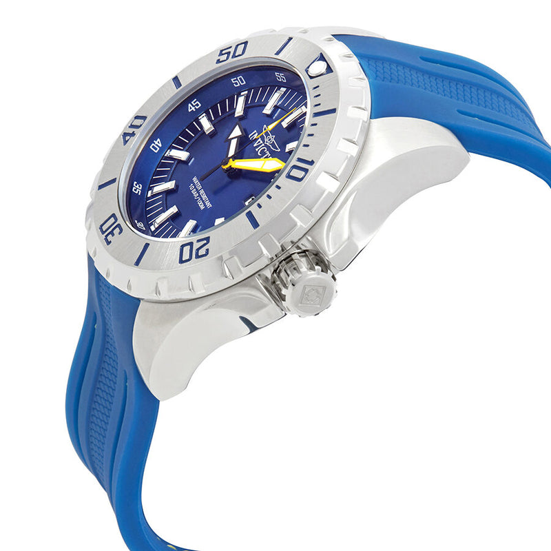 Invicta Pro Diver Blue Dial Blue Polyurethane Men's Watch #23733 - Watches of America #2