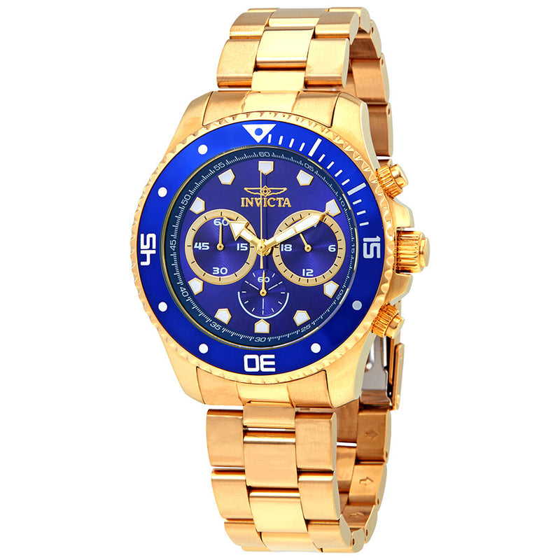 Invicta Pro Diver Chronograph Blue Dial Men's Watch #21789 - Watches of America
