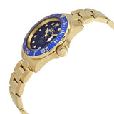 Invicta Pro Diver Blue Dial Gold-tone Stainless Steel Men's Watch #17058 - Watches of America #2
