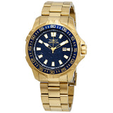 Invicta Pro Diver Blue Dial Yellow Gold-plated Men's Watch #25793 - Watches of America