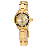 Invicta Pro Diver Champagne Dial 18kt Gold-plated Ladies Watch #17038 - Watches of America