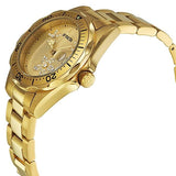 Invicta Pro Diver Champagne Dial Gold Tone Steel Ladies Watch #12508 - Watches of America #2