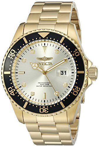 Invicta Pro Diver Champagne Dial Men's Watch #22065 - Watches of America