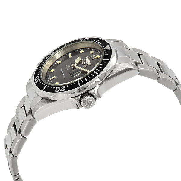 Invicta Pro Diver Charcoal Dial Stainless Steel Men's Watch #ILE8932A - Watches of America #2