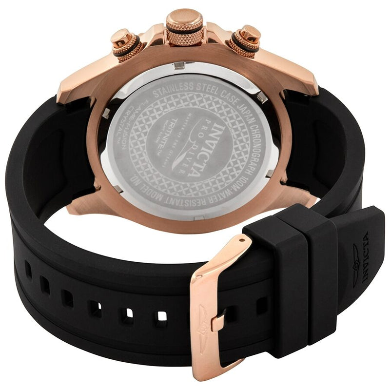 Invicta Pro Diver Chronograph Black Carbon Fiber Dial Black Coke Bezel Men's Watch #13731 - Watches of America #3