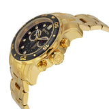 Invicta Pro Diver Chronograph Black Dial Gold-tone Men's Watch #0072 - Watches of America #2