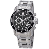 Invicta Pro Diver Chronograph Black Dial Men's Watch #0069 - Watches of America