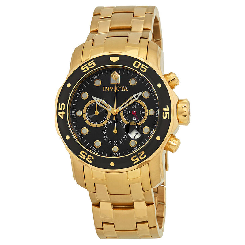 Invicta Pro Diver Chronograph Black Dial Men's Watch #21922 - Watches of America