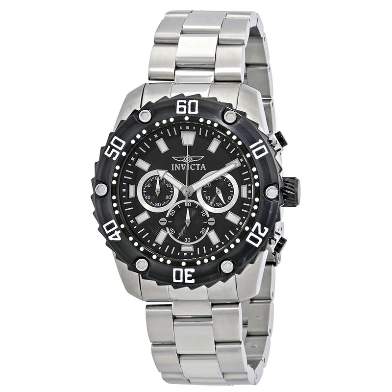 Invicta Pro Diver Chronograph Black Dial Men's Watch #22516 - Watches of America