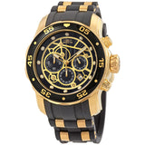 Invicta Pro Diver Chronograph Blue/Gold Dial Two-Tone Men's Watch #25710 - Watches of America