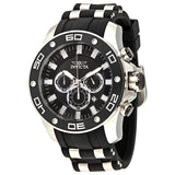 Invicta Pro Diver Chronograph Black Dial Two-tone Men's Watch #26084 - Watches of America