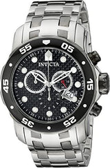 Invicta Pro Diver Chronograph Black Dial Men's Watch #14339 - Watches of America