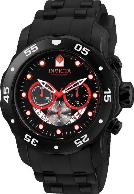 Invicta Pro Diver Chronograph Black Dial Men's Watch #24853 - Watches of America