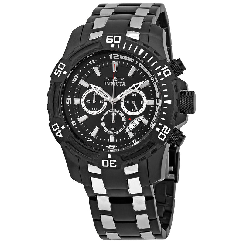 Invicta Pro Diver Chronograph Black Dial Men's Watch #26745 - Watches of America