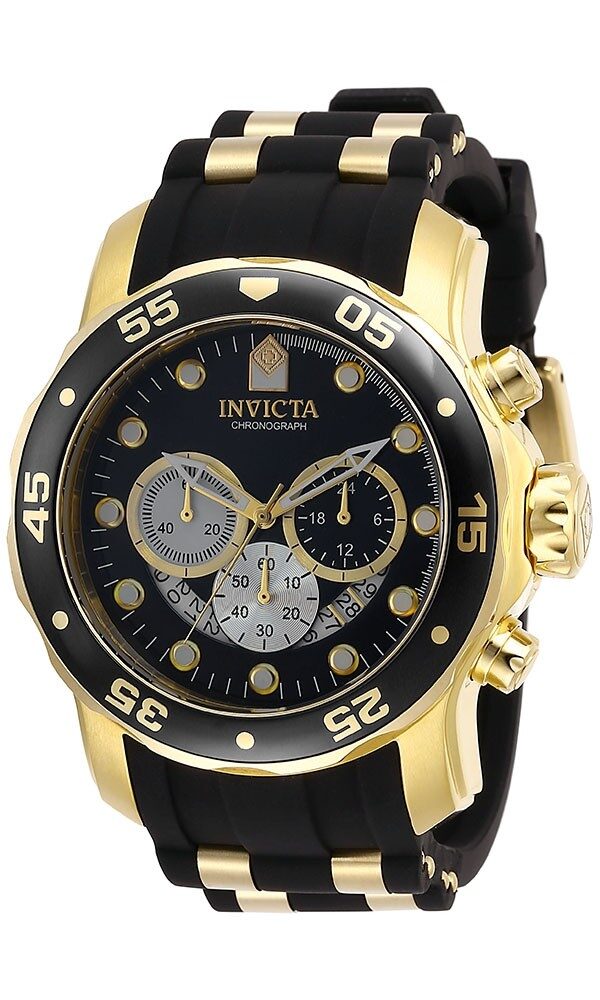 Invicta Pro Diver Chronograph Black Dial Men's Watch #28722 - Watches of America